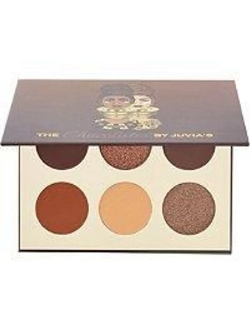 Juvia's Place Palette the Chocolates - Tan Auburn Shades of 6 Rich Dark Choco